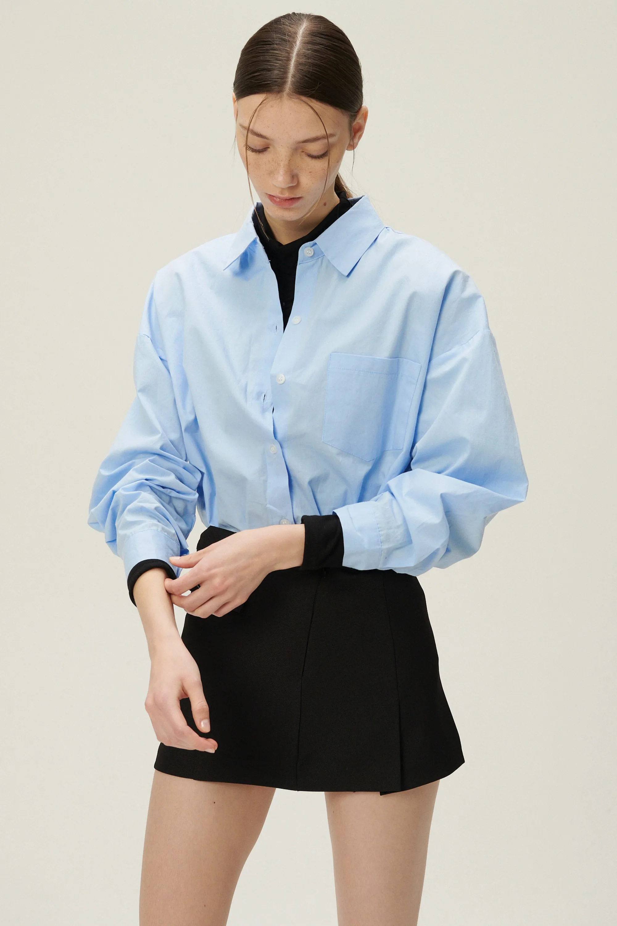 Marie Open Back Shirt