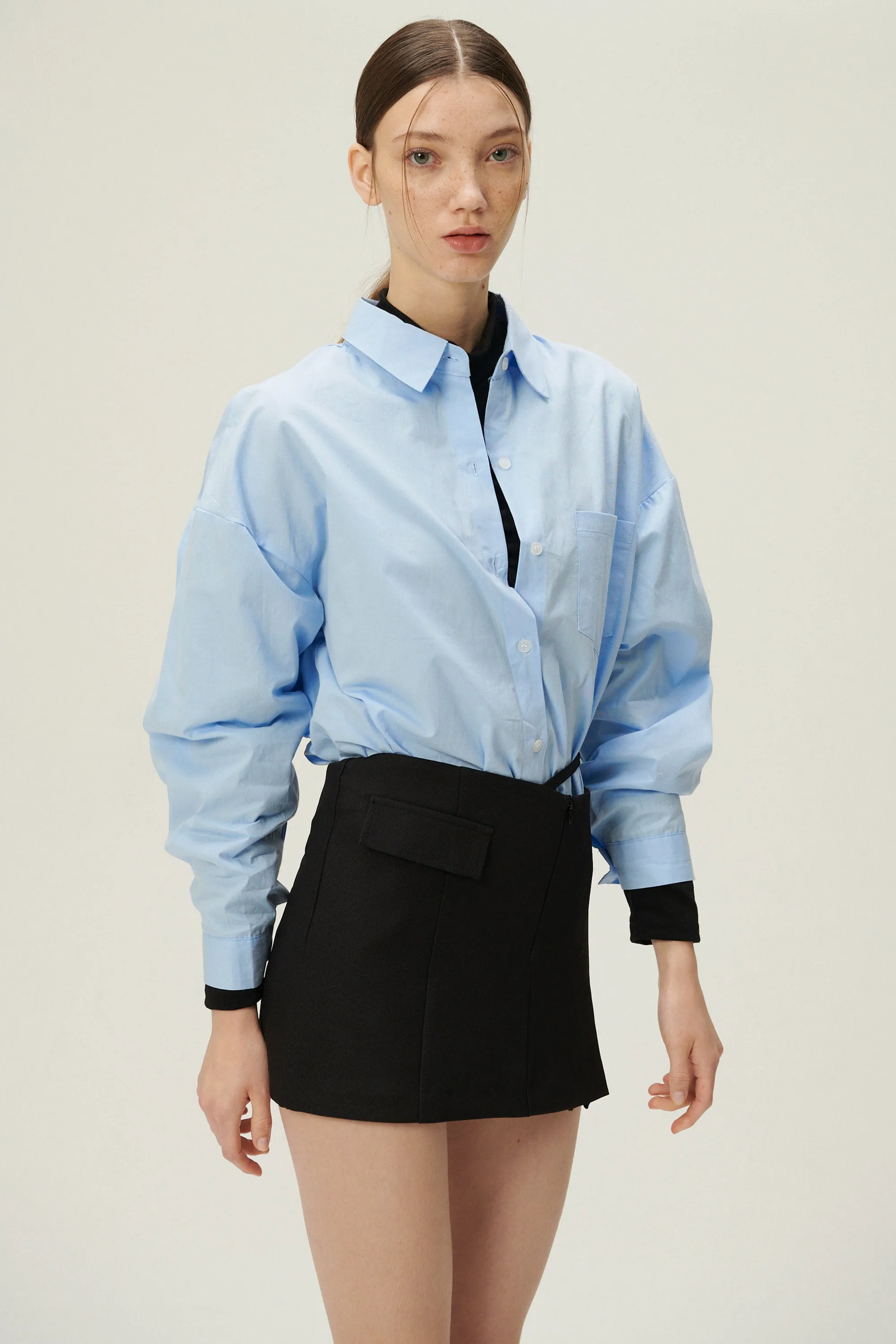 Marie Open Back Shirt