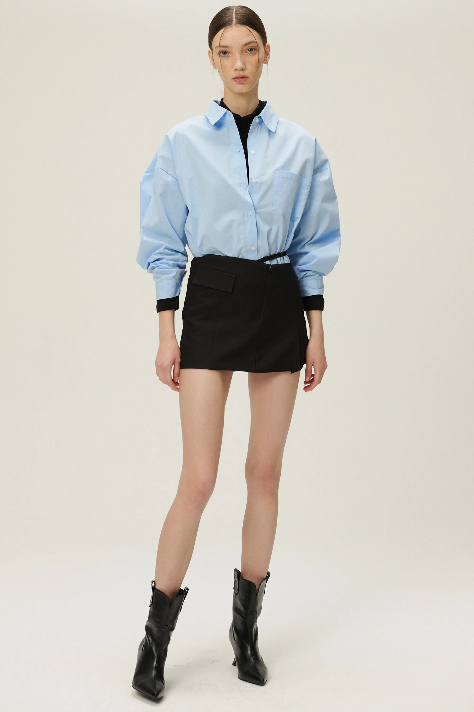 Marie Open Back Shirt