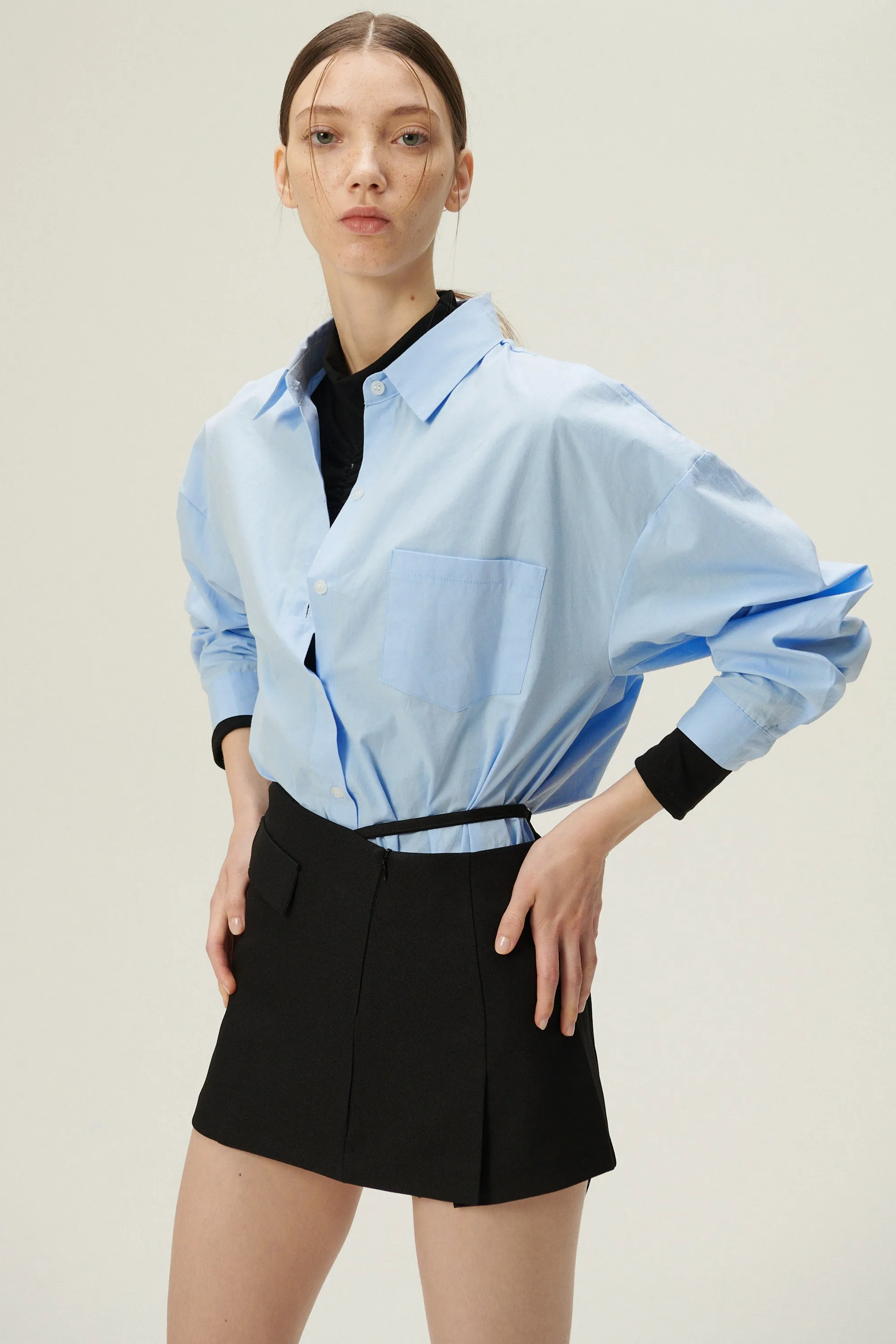 Marie Open Back Shirt