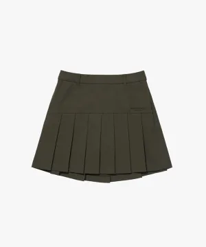 MCC Women's Text Logo Embroidery Skirt - Khaki