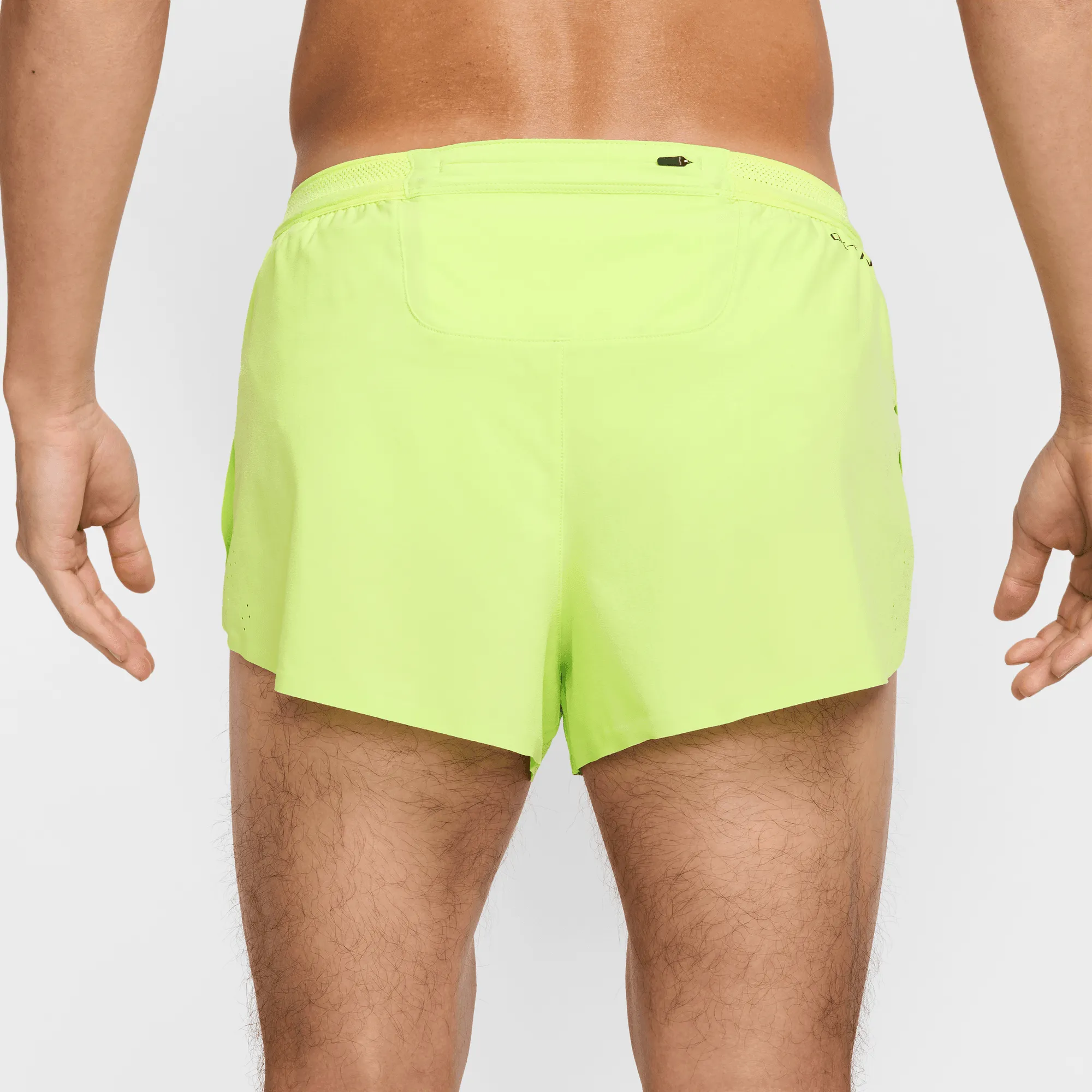 Men's Aeroswift Dri-FIT ADV 2" Brief-Lined Running Shorts (736 - Light Lemon Twist/Black)