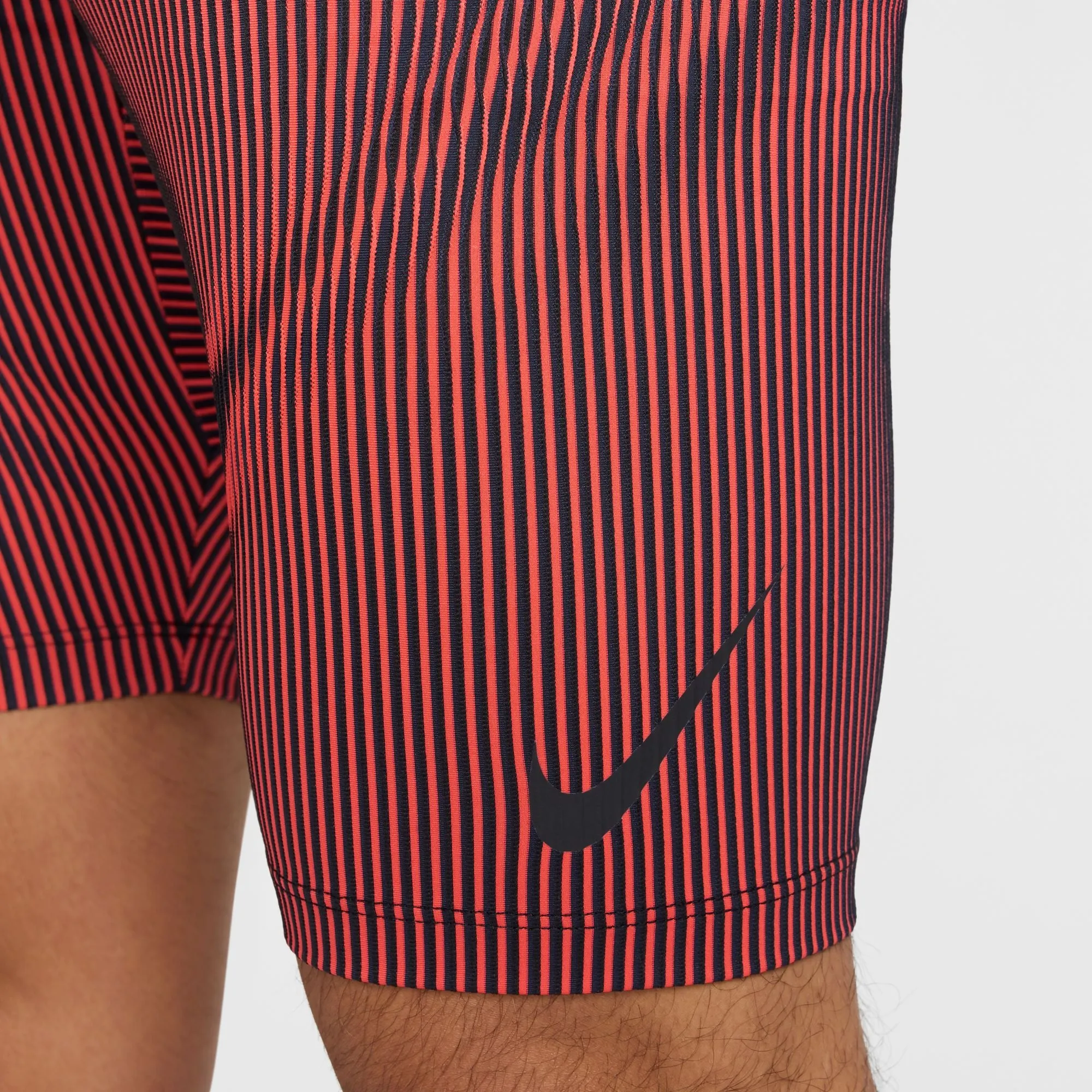 Men's Aeroswift DRI-FIT ADV Running 1/2 Length Tights (015 - Black/Bright Crimson/Obsidian/Black)