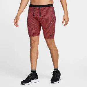 Men's Aeroswift DRI-FIT ADV Running 1/2 Length Tights (015 - Black/Bright Crimson/Obsidian/Black)