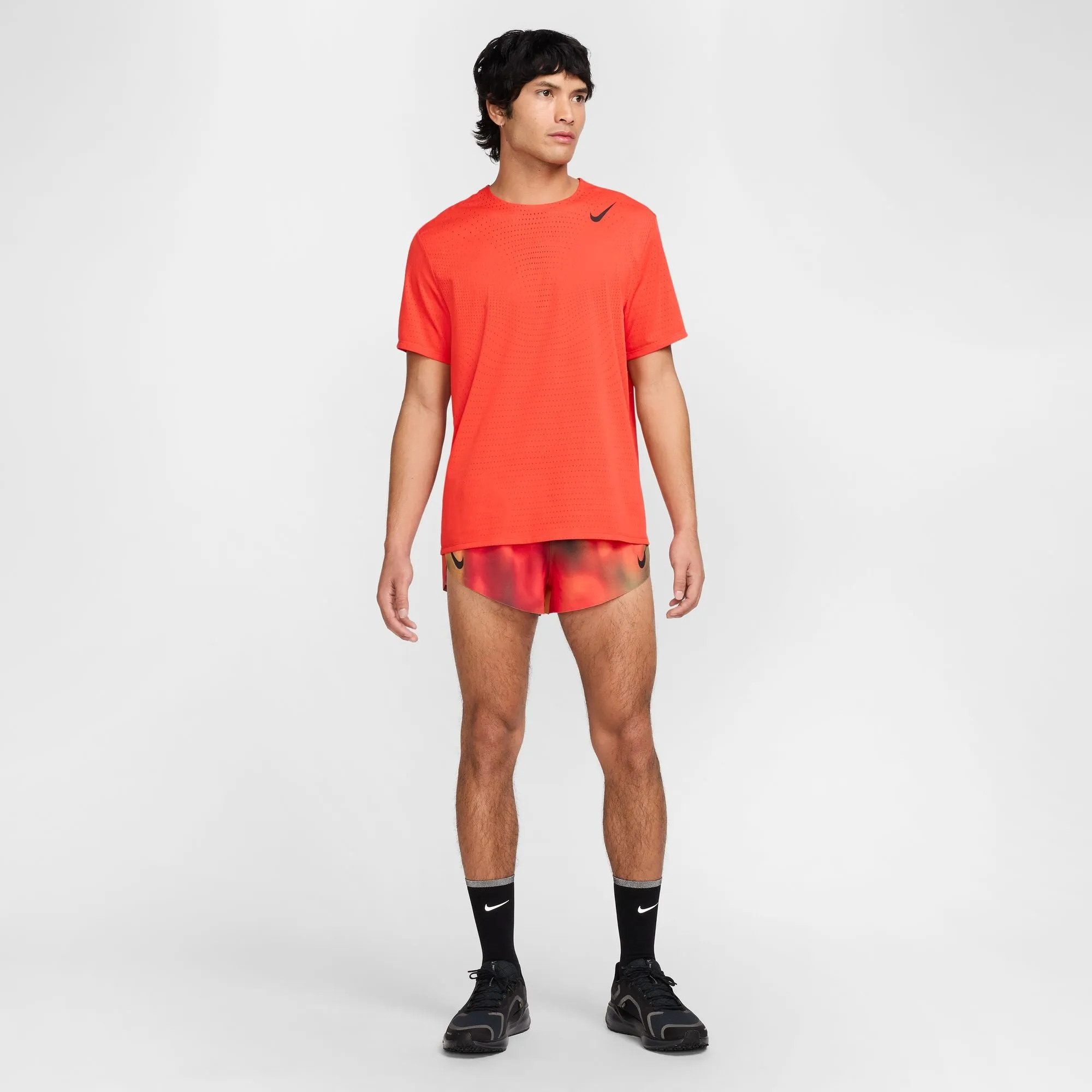 Men's AeroSwift Elite Entry Dri-FIT ADV Running Shorts (736 - LT Lemon Twist/LT Crimson/Black/Black)