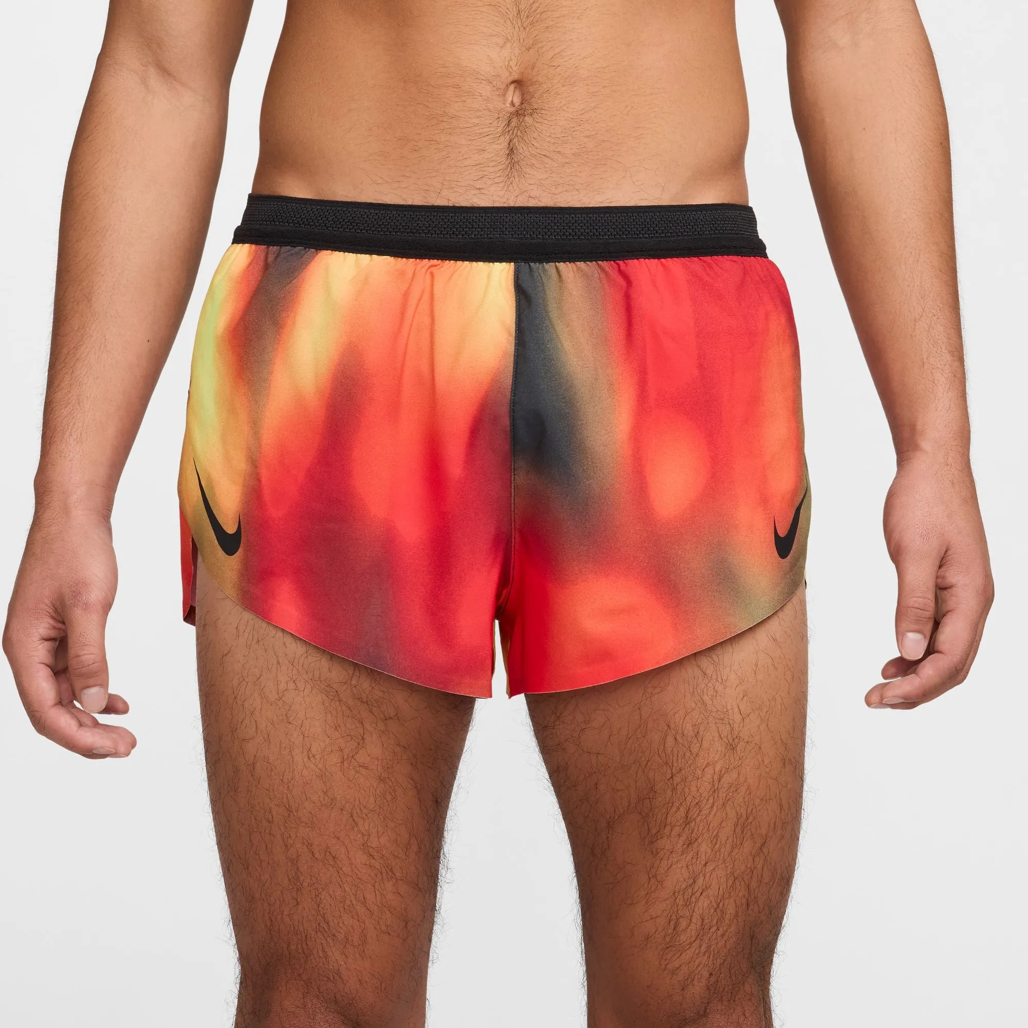 Men's AeroSwift Elite Entry Dri-FIT ADV Running Shorts (736 - LT Lemon Twist/LT Crimson/Black/Black)