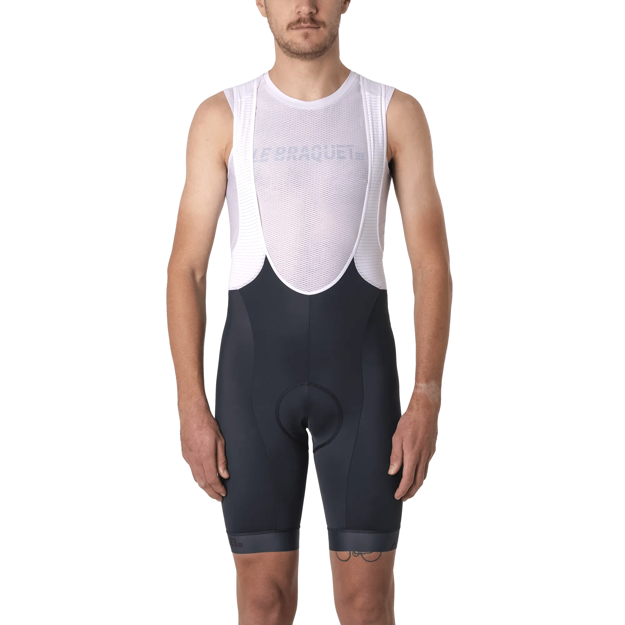 Men's Bib Shorts | MOUVEMENT 2 Charcoal