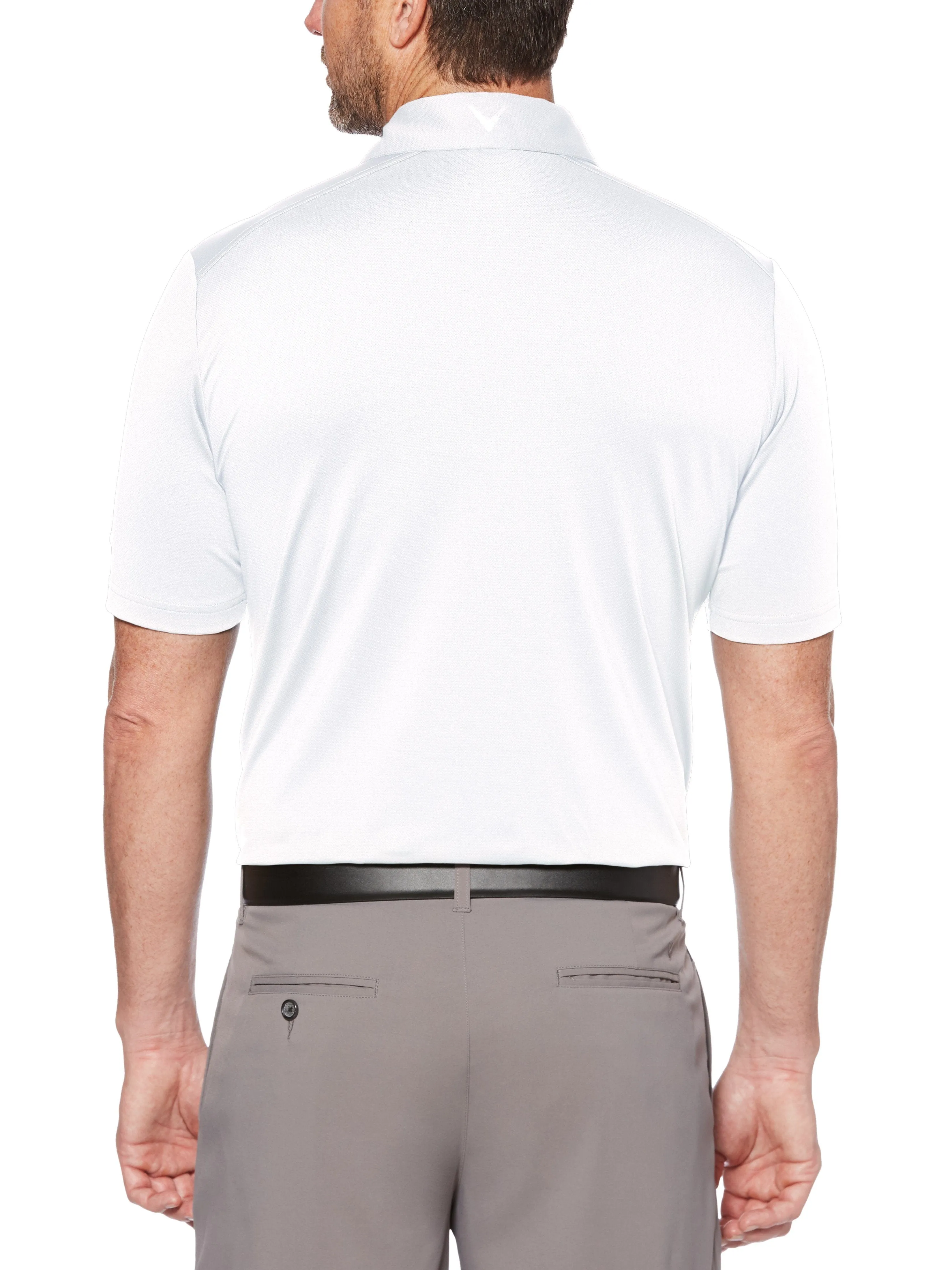 Mens Cooling Micro Hex Polo