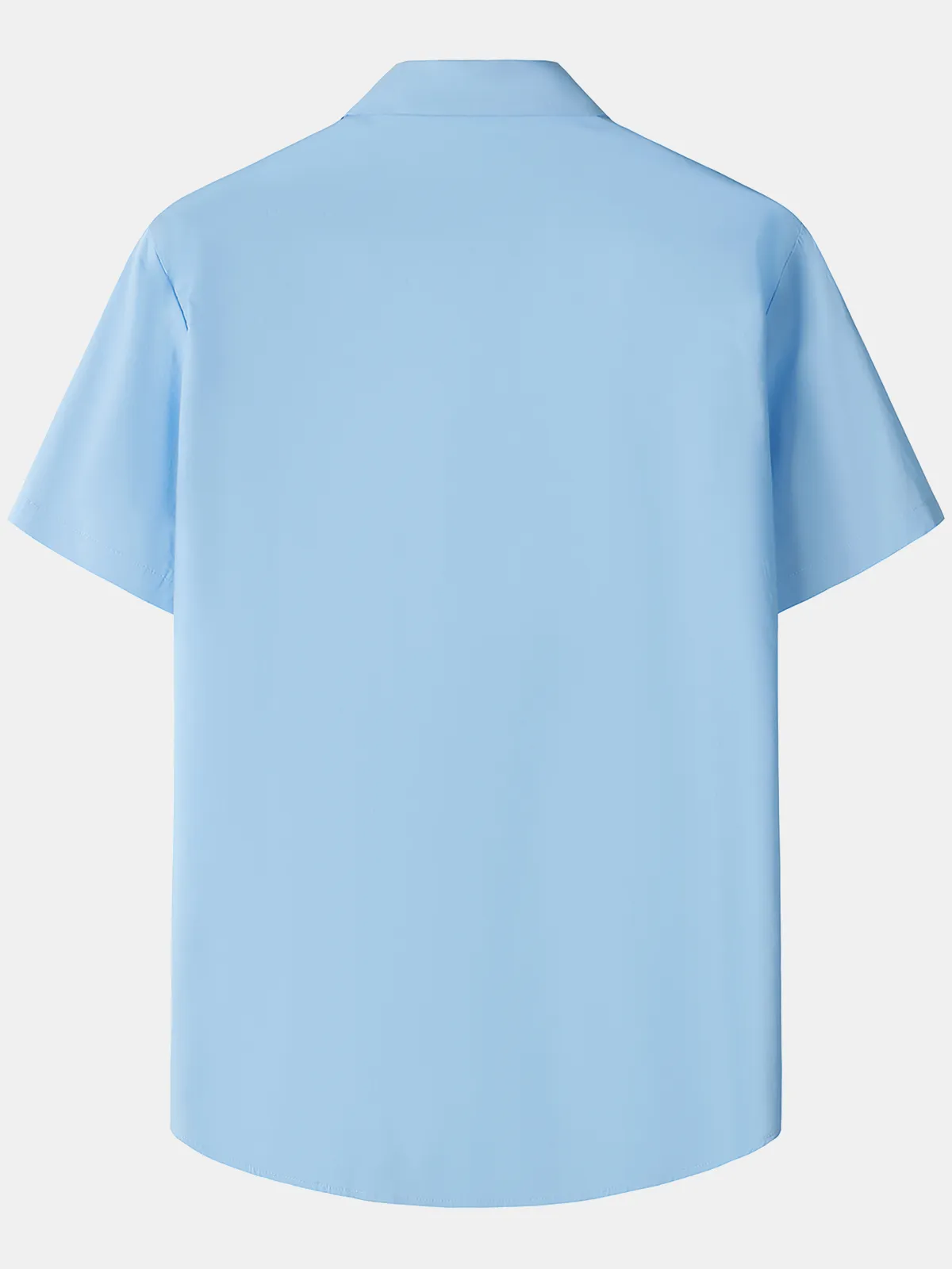 Men's Guayabera Cuban Short Sleeve Casual Button Beach Shirt