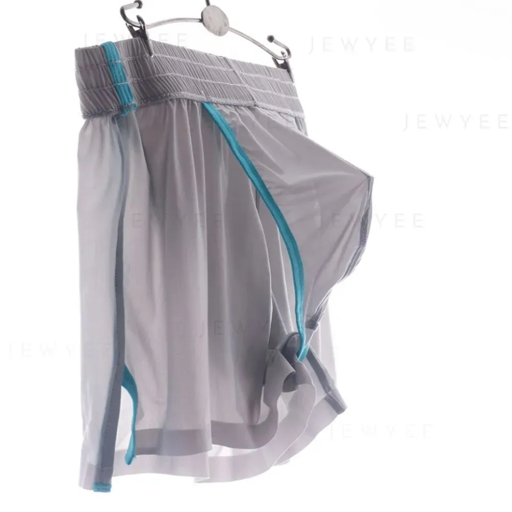 Men's Ice Silk Tank Top or Brief-Lined 2-in-1 Shorts  - JEWYEE AY 815 / 814