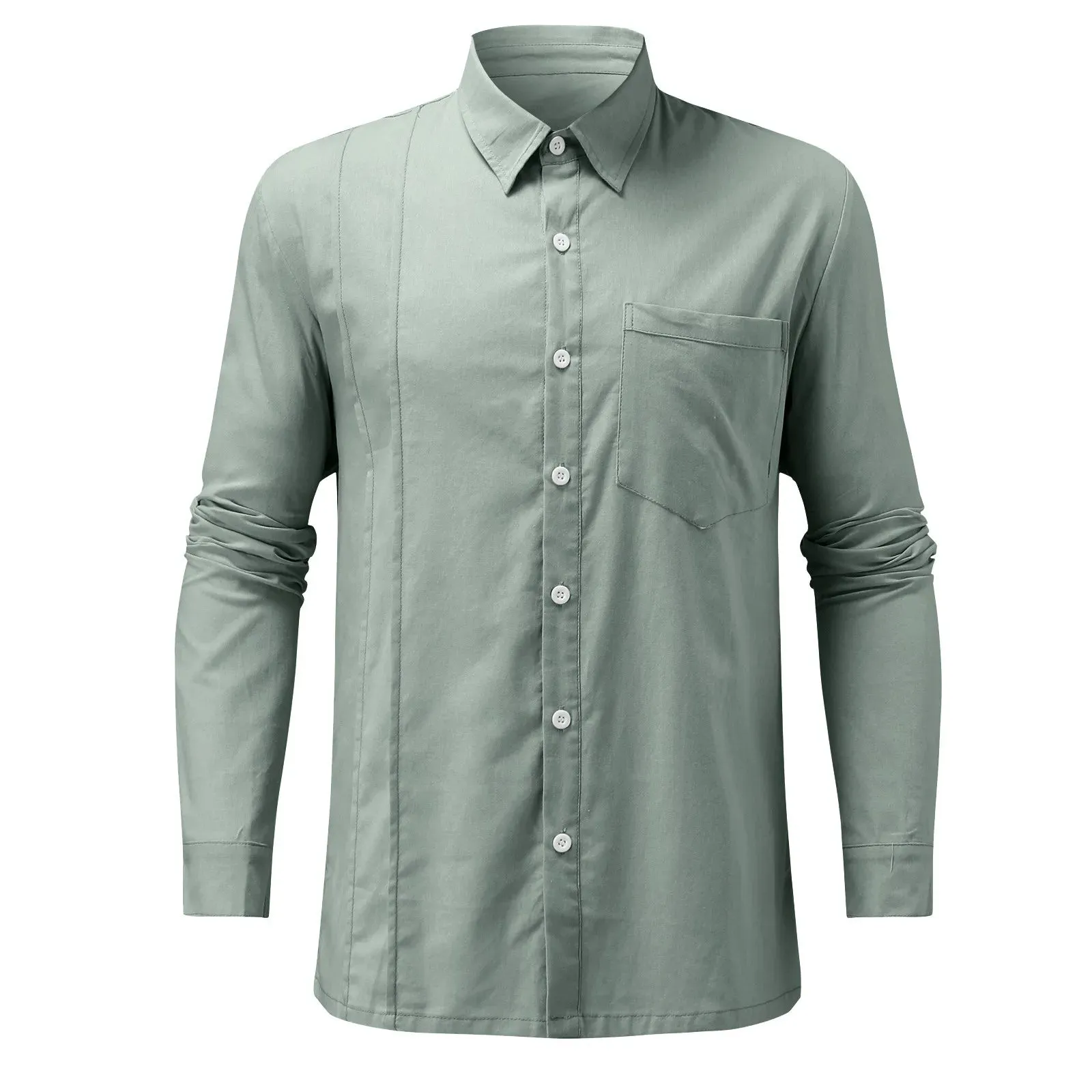 Men's Long Sleeve Casual Button down Shirts