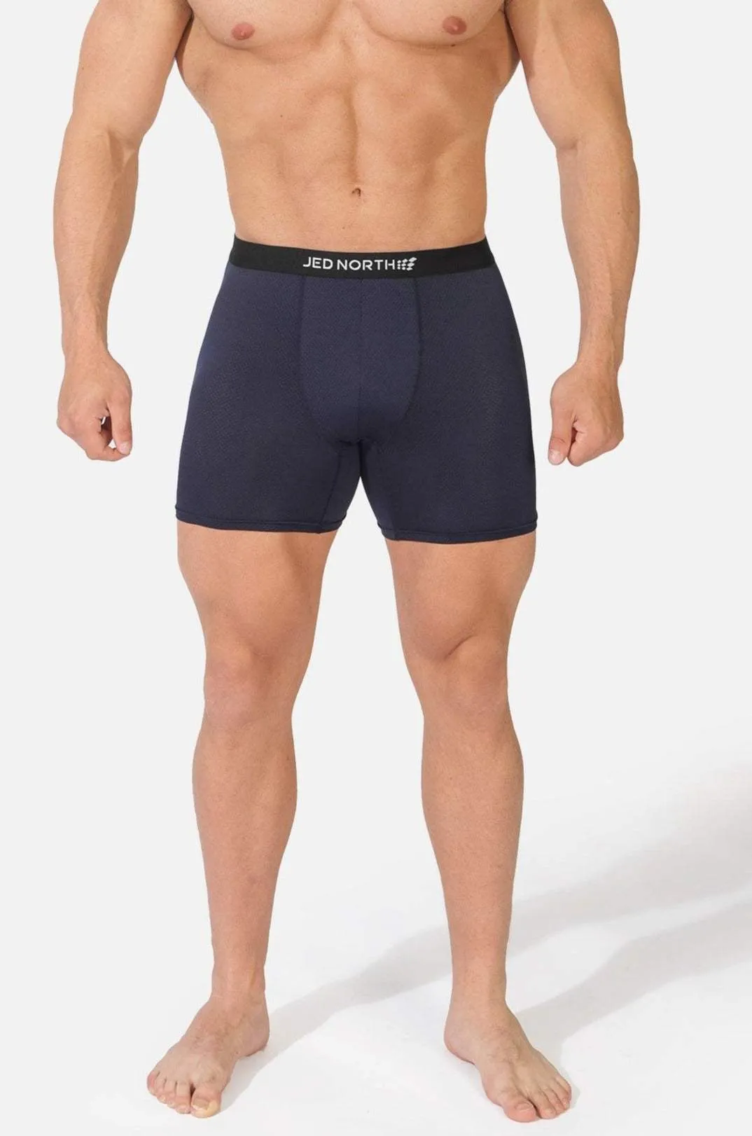 Men's Mesh Athletic Boxers 2-Pack - Gray and Navy