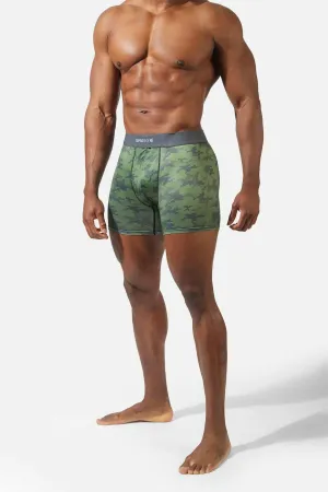 Men's Mesh Athletic Boxers 2-Pack - Green Camo and Black Brush