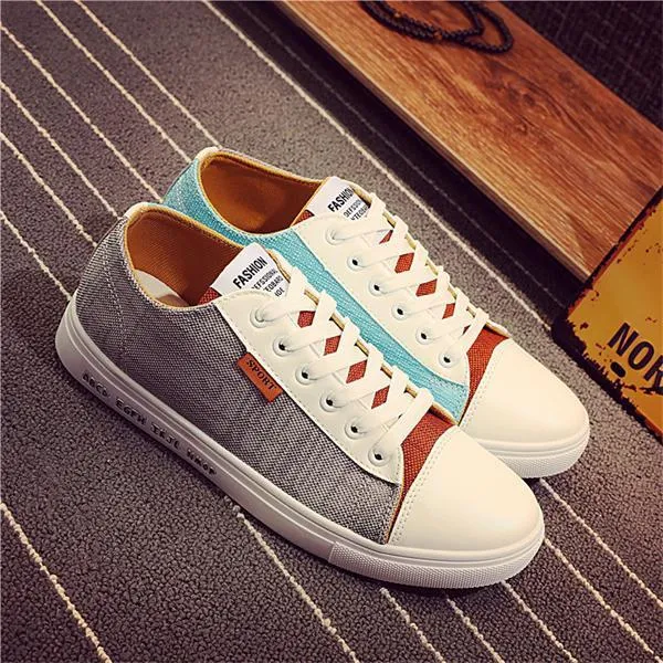 Men's Patchwork Fashion Lace Up's