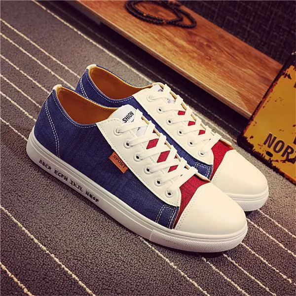 Men's Patchwork Fashion Lace Up's