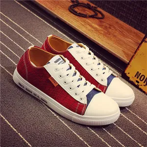 Men's Patchwork Fashion Lace Up's