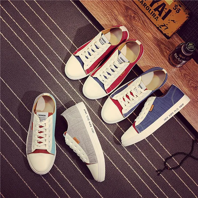 Men's Patchwork Fashion Lace Up's