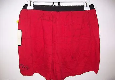 Mens Red Peanuts Snoopy Boxers Shorts Valentines