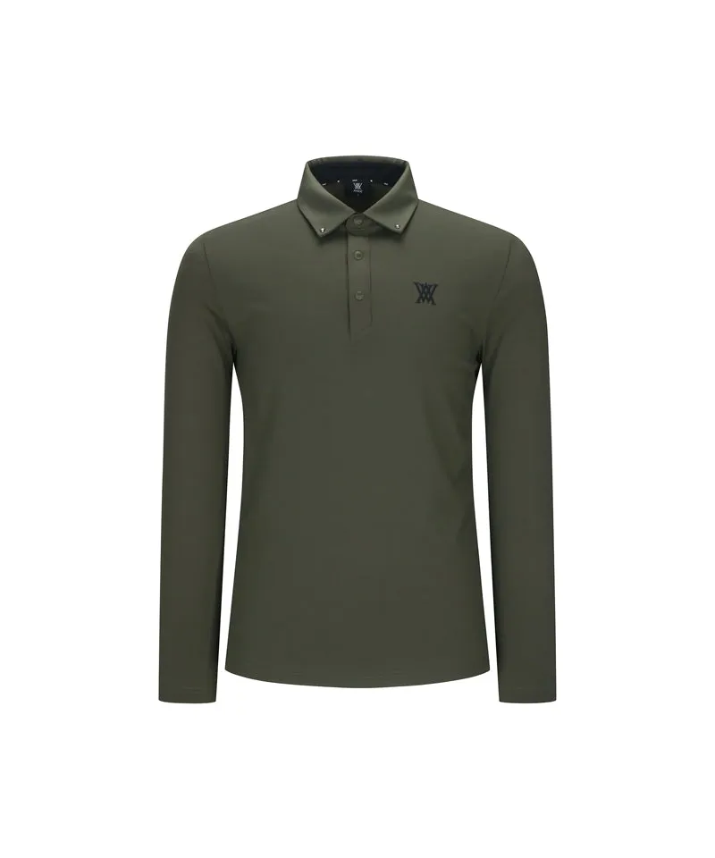 Men's Signature Logo L/TS - Khaki
