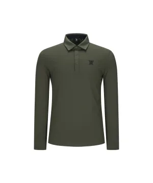 Men's Signature Logo L/TS - Khaki