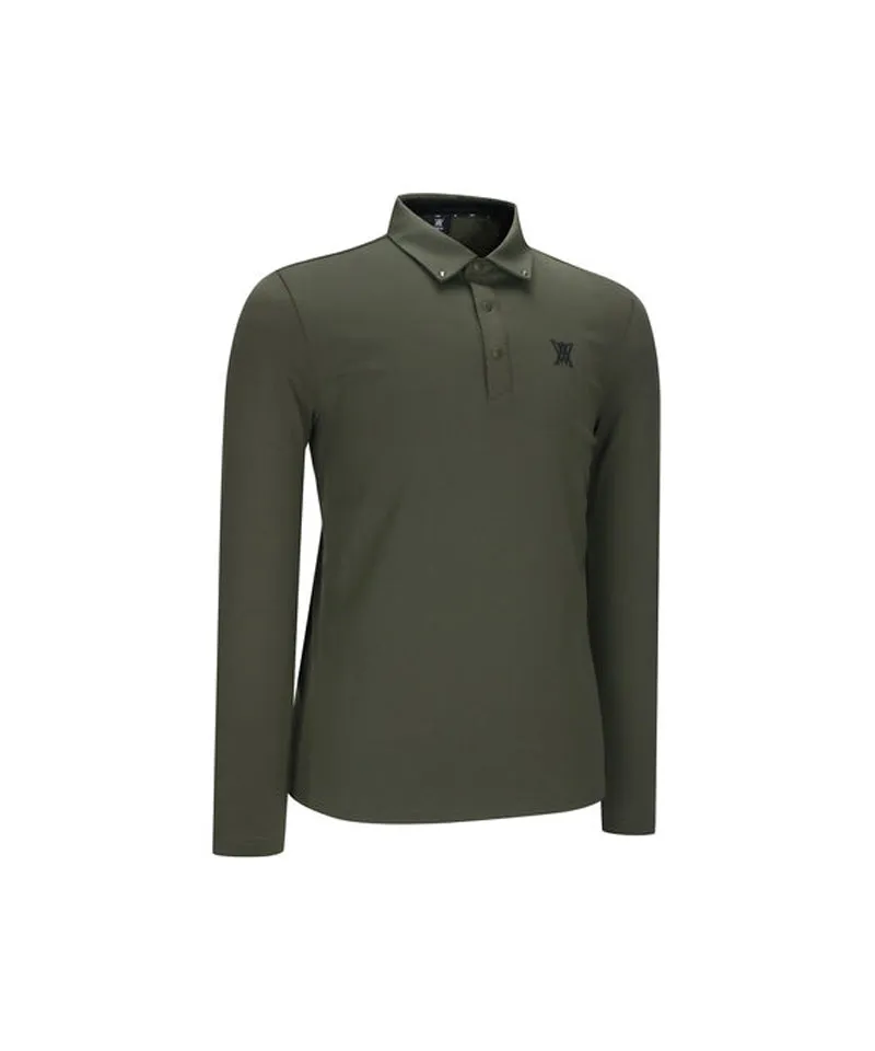 Men's Signature Logo L/TS - Khaki