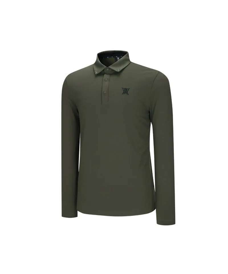 Men's Signature Logo L/TS - Khaki