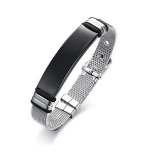 Men's Stainless Steel Mesh Bracelet
