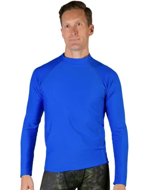 Men's  Swim Performance Long Sleeve Rash Guard - Royal