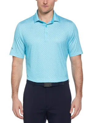 Mens Swing Tech™ Allover Chevron Polo