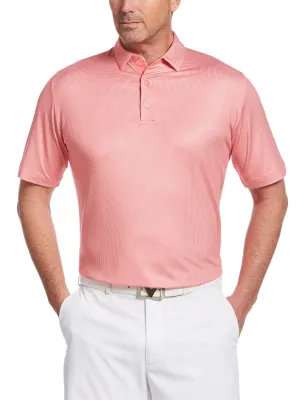 Mens Swing Tech™ Printed Gingham Polo