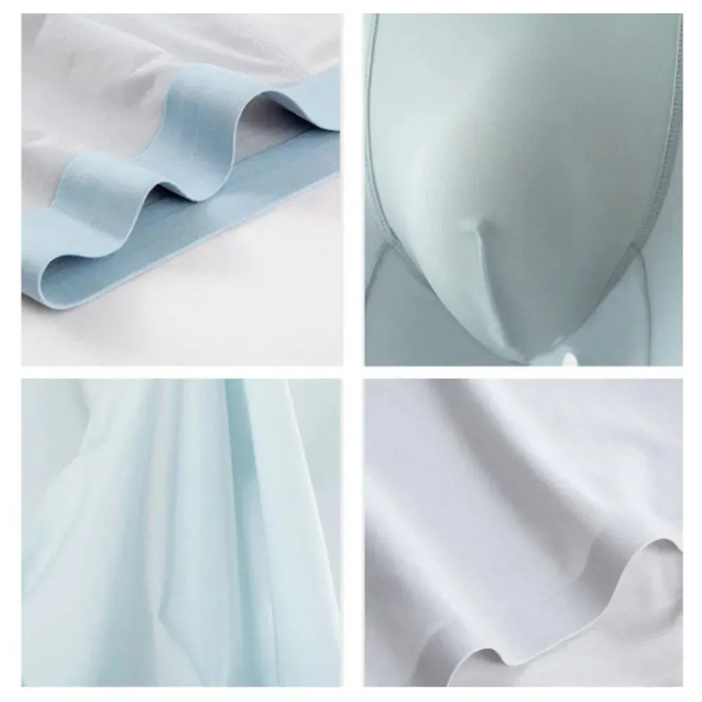 Men's Ultra Thin Ice Silk Underpants  (4-Pack) -JEWYEE 5335