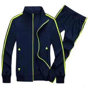 Men's Zipper Sweatshirt Tracksuit Up To 4XL