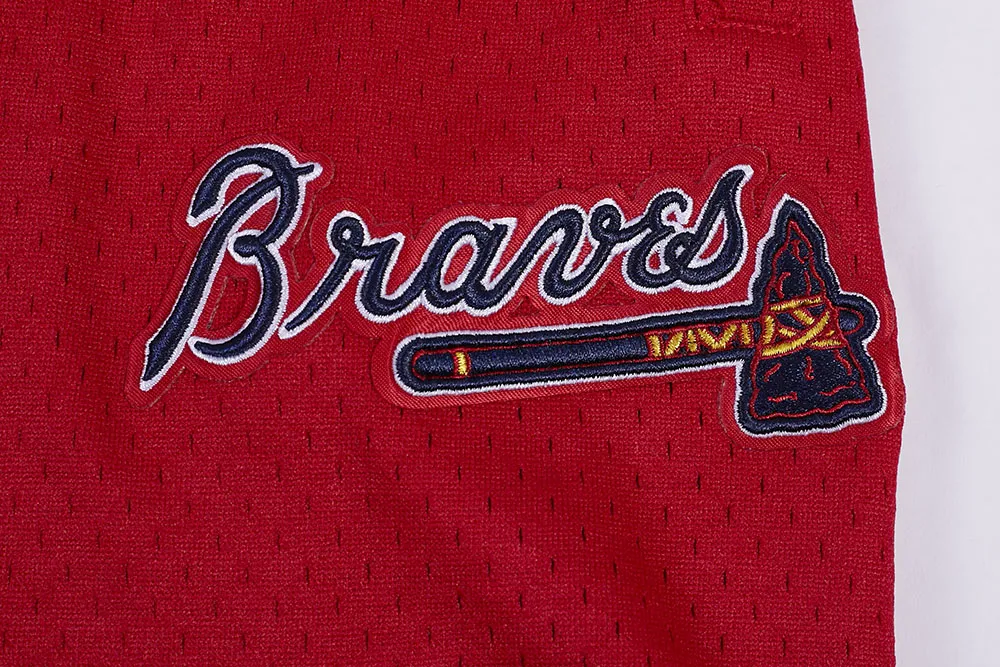 MLB ATLANTA BRAVES SCRIPT TAIL MEN'S DK 2.0 SHORT (MIDNIGHT NAVY/RED/MIDNIGHT NAVY)