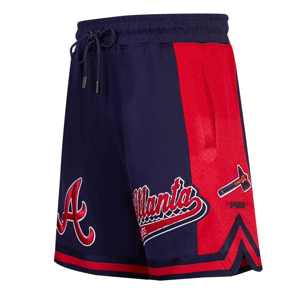 MLB ATLANTA BRAVES SCRIPT TAIL MEN'S DK 2.0 SHORT (MIDNIGHT NAVY/RED/MIDNIGHT NAVY)