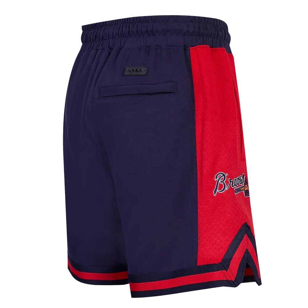 MLB ATLANTA BRAVES SCRIPT TAIL MEN'S DK 2.0 SHORT (MIDNIGHT NAVY/RED/MIDNIGHT NAVY)