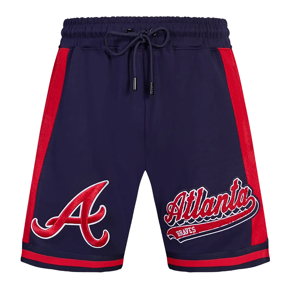 MLB ATLANTA BRAVES SCRIPT TAIL MEN'S DK 2.0 SHORT (MIDNIGHT NAVY/RED/MIDNIGHT NAVY)