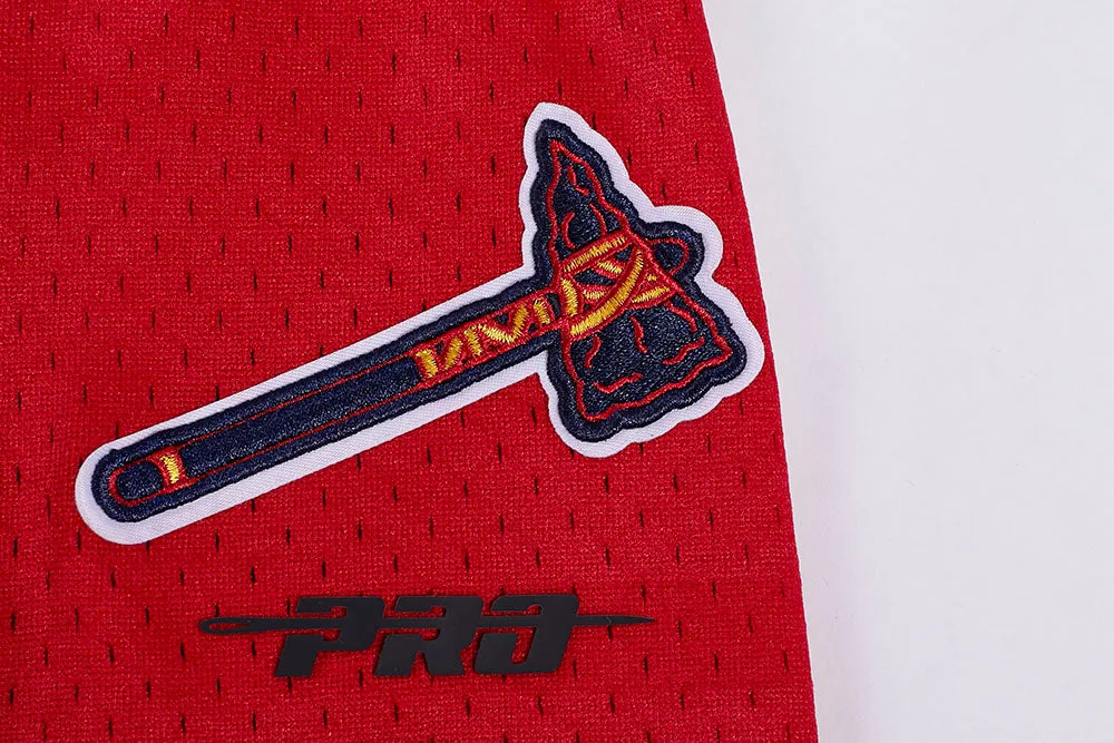 MLB ATLANTA BRAVES SCRIPT TAIL MEN'S DK 2.0 SHORT (MIDNIGHT NAVY/RED/MIDNIGHT NAVY)
