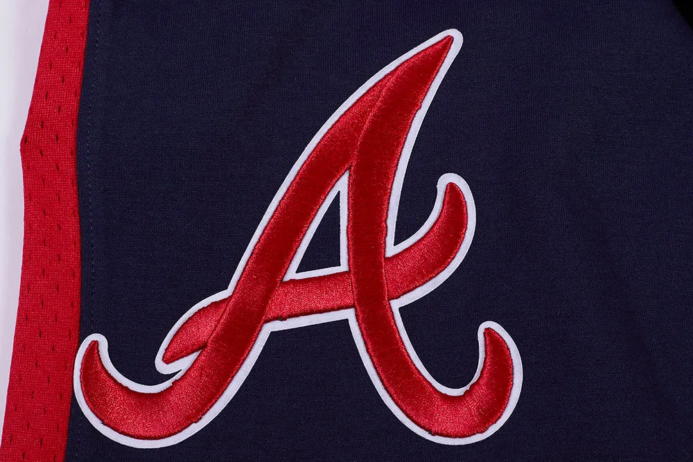 MLB ATLANTA BRAVES SCRIPT TAIL MEN'S DK 2.0 SHORT (MIDNIGHT NAVY/RED/MIDNIGHT NAVY)