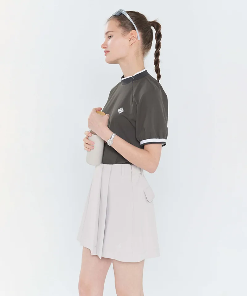 Monday Flow Women's Light Cool Round Top - Khaki