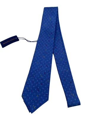 Monogram Paint Splash Tie