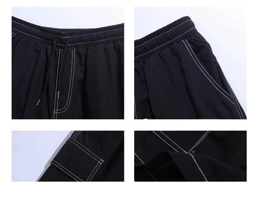 Multi Pocket Denim Shorts