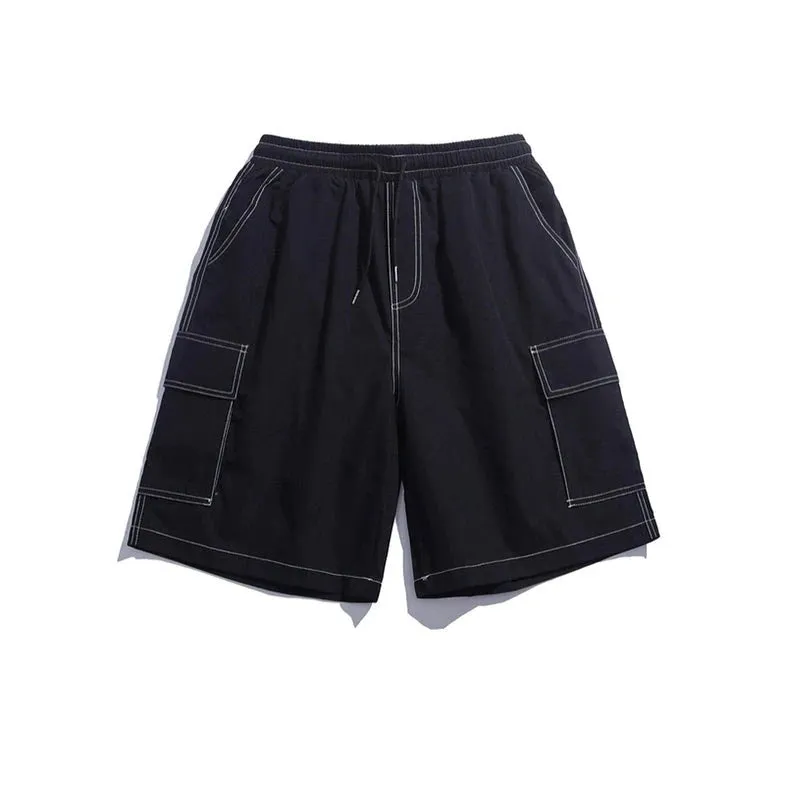 Multi Pocket Denim Shorts