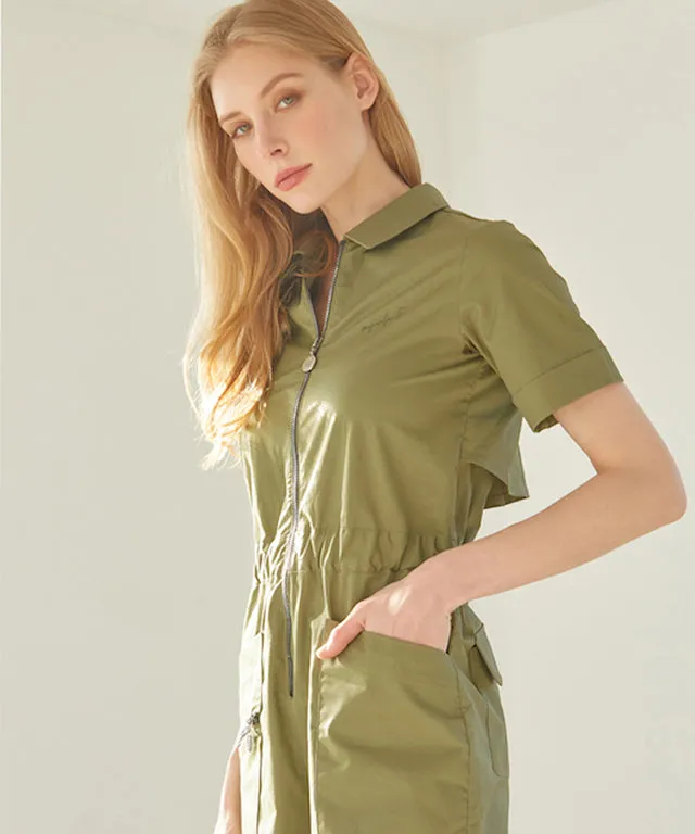 MYCL Metallic Zip-up JPS - Khaki