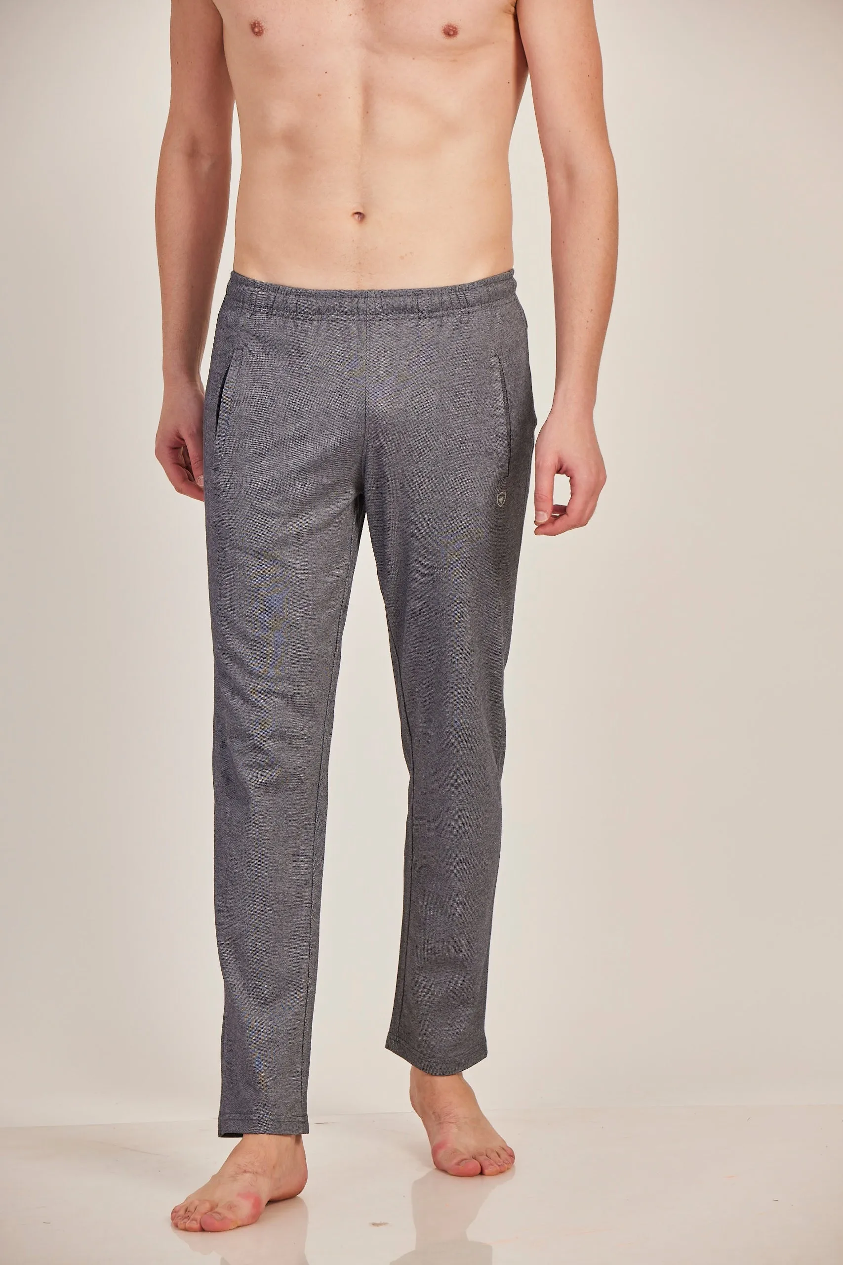 Neva Men's Sweatfree Trackpant with Single Side and back Side Zipped Pocket-Anthra