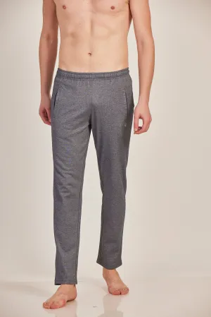 Neva Men's Sweatfree Trackpant with Single Side and back Side Zipped Pocket-Anthra