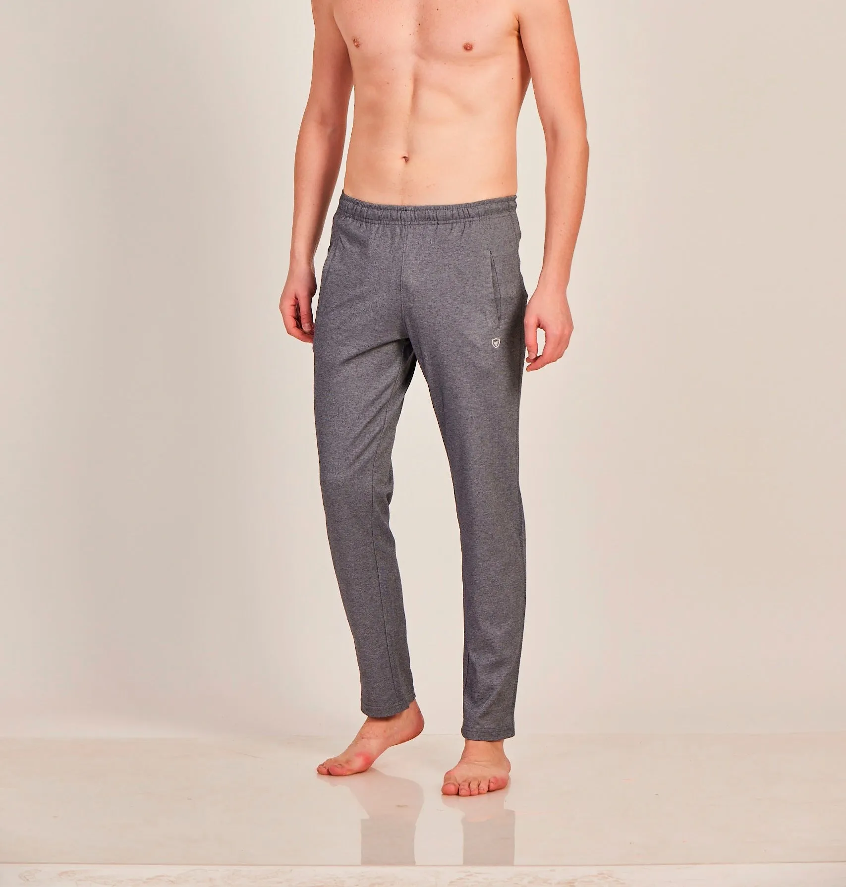 Neva Men's Sweatfree Trackpant with Single Side and back Side Zipped Pocket-Anthra