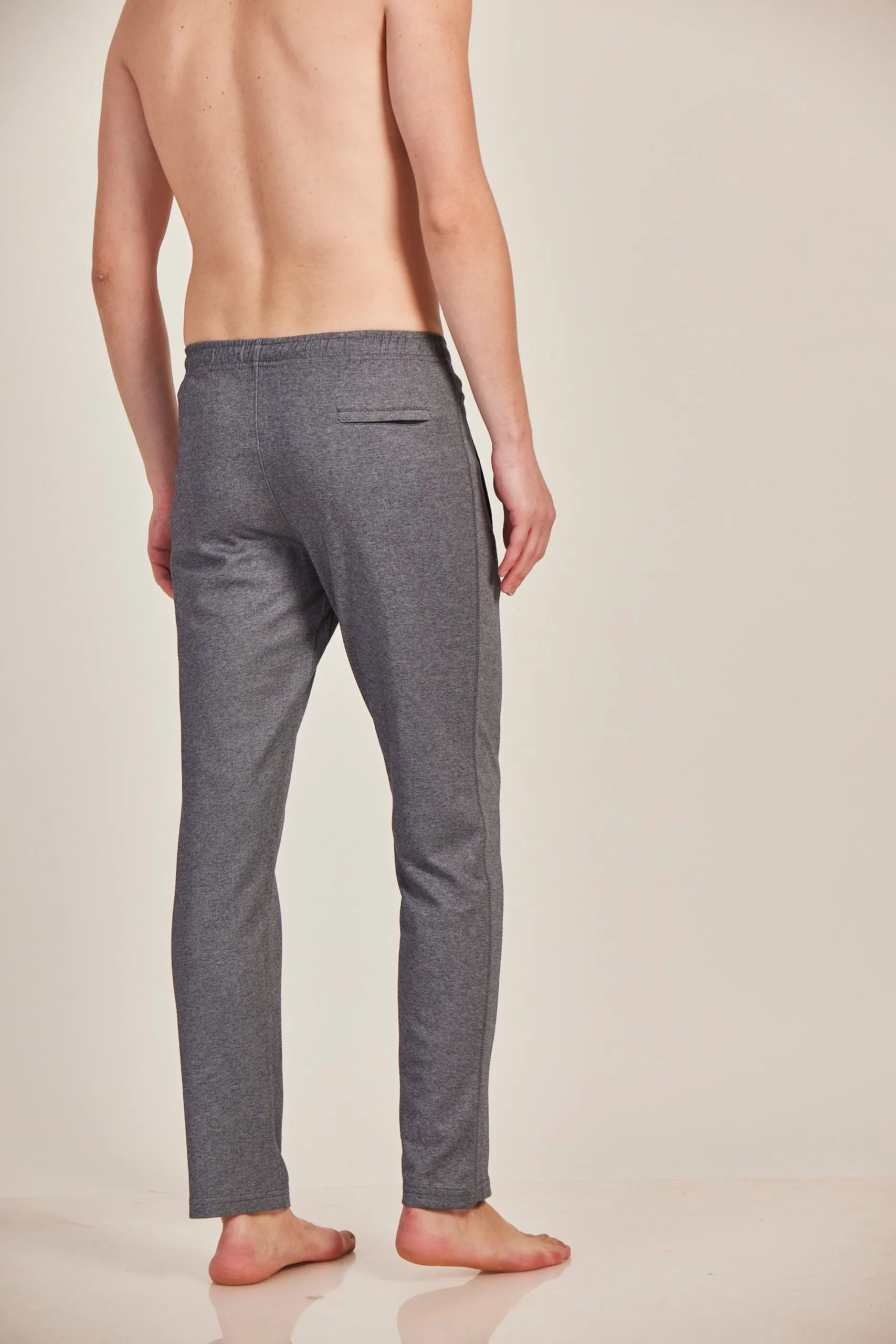 Neva Men's Sweatfree Trackpant with Single Side and back Side Zipped Pocket-Anthra
