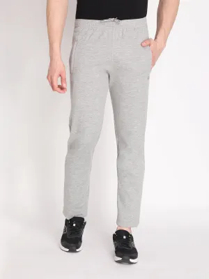 Neva Men's Sweatfree Trackpant with Single Side and back Side Zipped Pocket-Light Grey