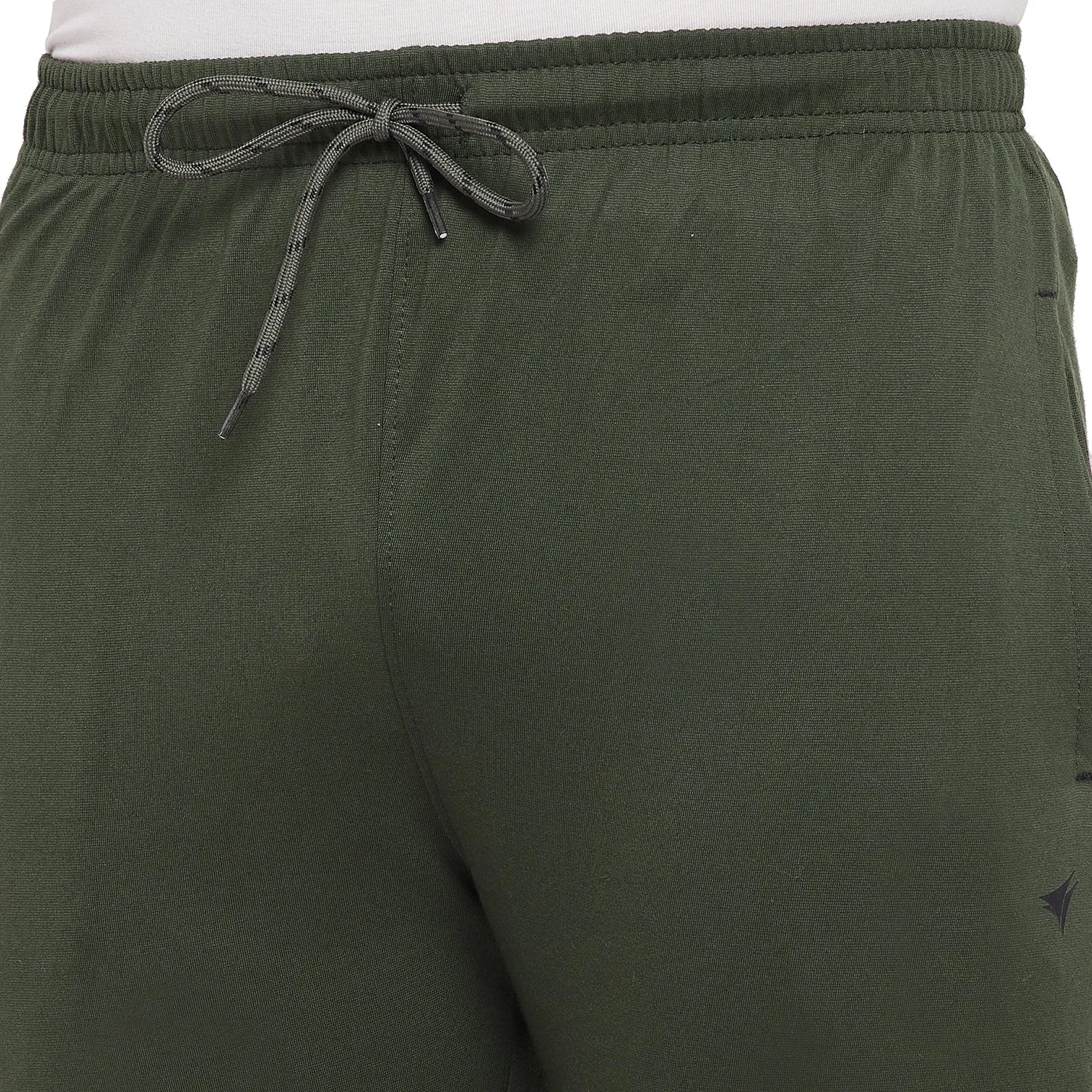 Neva Men's Sweatfree Trackpant with Single Side Zipped Pocket- Olive