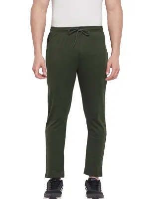 Neva Men's Sweatfree Trackpant with Single Side Zipped Pocket- Olive